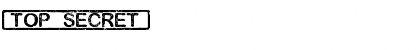 [TOP_SECRET] Regular Font Title Preview
