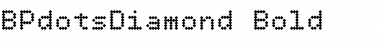 BPdotsDiamond Bold Font Title Preview
