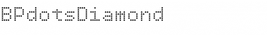 BPdotsDiamond Regular Font Title Preview