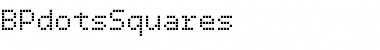BPdotsSquares Regular Font Title Preview