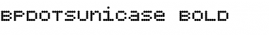 BPdotsUnicase Bold Font Title Preview