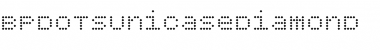 BPdotsUnicaseDiamond Regular Font Title Preview