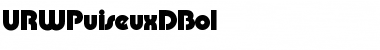 URWPuiseuxDBol Regular Font Title Preview