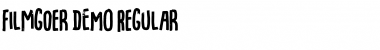 Filmgoer DEMO Regular Font Title Preview