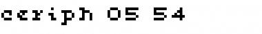 ceriph 05_54 Regular Font Title Preview