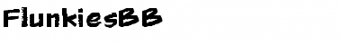 Flunkies BB Regular Font Title Preview