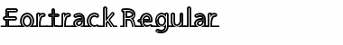 Fortrack Regular Font Title Preview