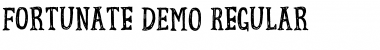 Fortunate DEMO Regular Font Title Preview