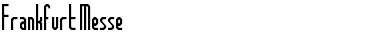 Frankfurt Messe Regular Font Title Preview