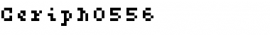 ceriph 05_56 Regular Font Title Preview