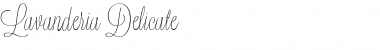 Lavanderia Delicate Font Title Preview