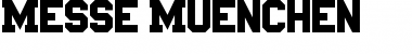 Messe Muenchen Regular Font Title Preview