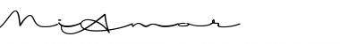 Mi Amor Regular Font Title Preview