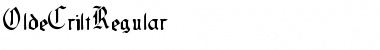 OldeCrilt Regular Font Title Preview