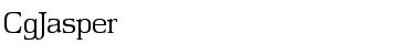 CgJasper Medium Font Title Preview