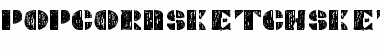 POPCORN SKETCH Copyright (c) 2011 by Billy Argel. All rights reserved. personal use only SKETCH Font Title Preview