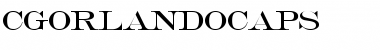 CgOrlandoCaps Medium Font Title Preview