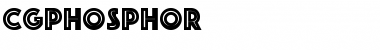 CgPhosphor Medium Font Title Preview