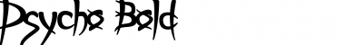 Psycho Bold Font Title Preview