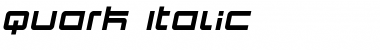 Quark Italic Font Title Preview