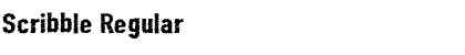 Scribble Regular Font Title Preview