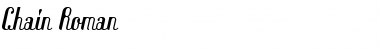 Chain Roman Font Title Preview