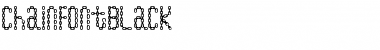 ChainFontBlack Regular Font Title Preview