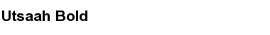 Utsaah Bold Font Title Preview