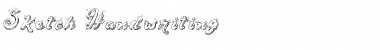 Sketch Handwriting Regular Font Title Preview