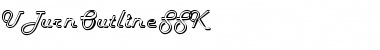 UTurnOutlineSSK Regular Font Title Preview