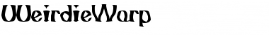 UUeirdieWarp Regular Font Title Preview