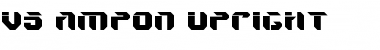 V5 Ampon Upright Font Title Preview