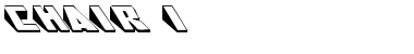 Chair 1 Regular Font Title Preview