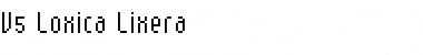 V5 Loxica Lixera Font Title Preview