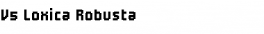 V5 Loxica Robusta Font Title Preview