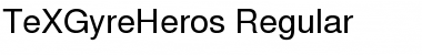 TeX Gyre Heros Regular Font Title Preview