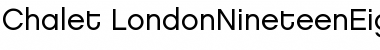 Chalet-LondonNineteenEighty Regular Font Title Preview