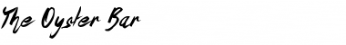 The Oyster Bar Regular Font Title Preview