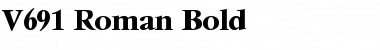 V691-Roman Bold Font Title Preview