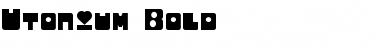 Utonium Bold Font Title Preview