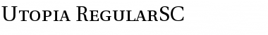 Utopia Regular with Small Caps & Oldstyle Figures Font Title Preview
