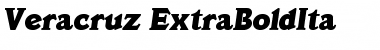 Veracruz-ExtraBoldIta Regular Font Title Preview