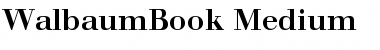Berthold Walbaum Book Medium Font Title Preview