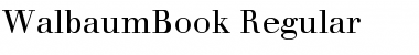 Berthold Walbaum Book Regular Font Title Preview