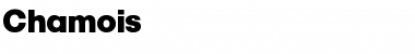 Chamois Regular Font Title Preview