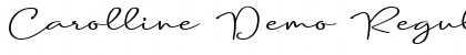 Carolline Demo Regular Font Title Preview