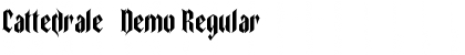 Cattedrale-Demo Regular Font Title Preview