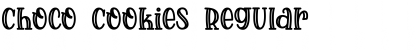 Choco Cookies Regular Font Title Preview