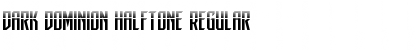 Dark Dominion Halftone Regular Font Title Preview