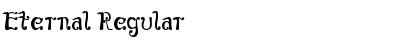 Eternal Regular Font Title Preview